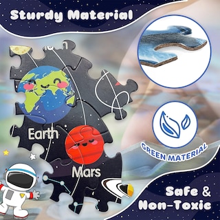 Foto 5 | Foto 5 | Venta Internacional - Rompecabezas Talgic Solar System, 70 Piezas, Para Niños De 3 A 10 Años