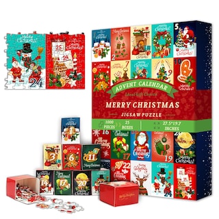 Foto 1 | Foto 1 | Venta Internacional - Puzle De Calendario De Adviento Para Navidad Pickforu, 1000 Piezas