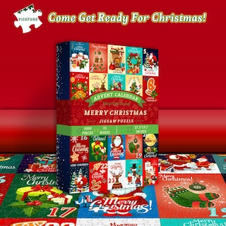 Foto 5 | Foto 5 | Venta Internacional - Puzle De Calendario De Adviento Para Navidad Pickforu, 1000 Piezas
