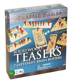 Foto 1 | Foto 1 | Brain Teasers Cardinal De Madera Maciza, 7 Destructores De Cerebro Diferentes - Venta Internacional