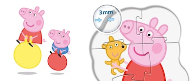Foto 4 | Foto 4 | 4 Rompecabezas Clementoni Peppa Pig para Niños de 2 Años - Venta Internacional