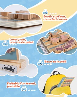 Foto 5 | Foto 5 | Juego de Aprendizaje Montessori Slide Puzzle Top Bright De Madera - Venta Internacional