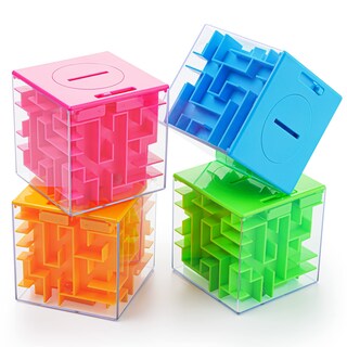 Foto 1 | Foto 1 | Set de 4 Cajas de Regalo Laberinto de Dinero para Niños y Adultos ZPISF - Venta Internacional