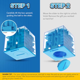 Foto 4 | Foto 4 | Set de 4 Cajas de Regalo Laberinto de Dinero para Niños y Adultos ZPISF - Venta Internacional