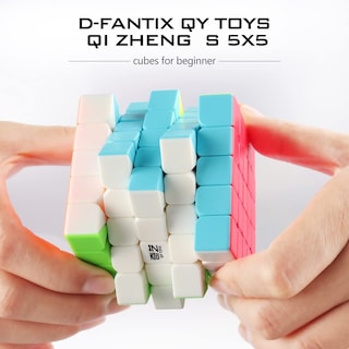 Foto 7 | Foto 7 | Cubo de Velocidad D-fantix Qiyi Qizheng S 5x5 Sin Pegatinas para Niños - Venta Internacional