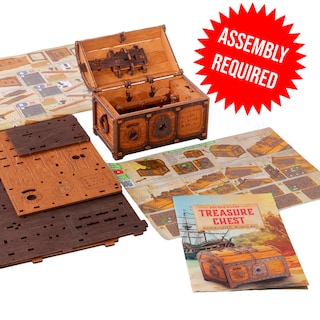 Foto 3 | Foto 3 | Cofre del Tesoro de Madera Wooden.City  Rompecabezas Steampunk de Nivel Difícil para Adultos - Venta Internacional