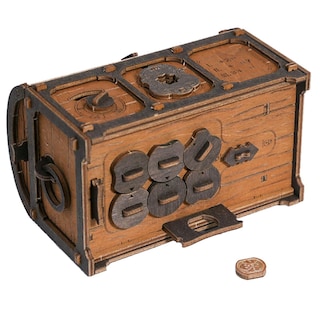 Foto 5 | Foto 5 | Cofre del Tesoro de Madera Wooden.City  Rompecabezas Steampunk de Nivel Difícil para Adultos - Venta Internacional