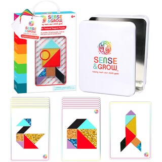 Foto 1 | Foto 1 | Puzles Tangram Creative Kids Sense & Grow con 48 Patrones - Venta Internacional