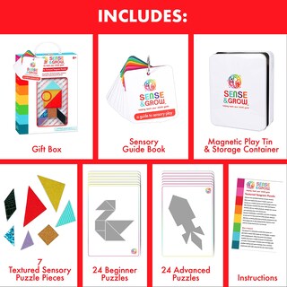 Foto 7 | Foto 7 | Puzles Tangram Creative Kids Sense & Grow con 48 Patrones - Venta Internacional