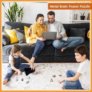 Foto 6 | Foto 6 | Rompecabezas de Metal Syhood Acertijo de Acero 10 Piezas para Adultos - Venta Internacional