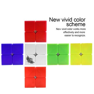 Foto 4 | Foto 4 | Cubo D-Fantix Cyclone Boys 2x2 Velocidades sin Pegatinas Rompecabezas de Cubos Mágicos Juguetes 50 mm - Venta Internacional