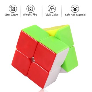Foto 5 | Foto 5 | Cubo D-Fantix Cyclone Boys 2x2 Velocidades sin Pegatinas Rompecabezas de Cubos Mágicos Juguetes 50 mm - Venta Internacional