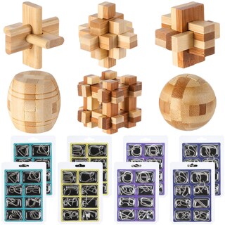 Foto 1 | Foto 1 | Juego de Rompecabezas Brain Teaser Tuanse 70 Piezas de Madera Y Metal - Venta Internacional