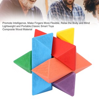 Foto 2 | Foto 2 | Juguete de Inteligencia Octogonal Colorido Burr Puzzle Sonew - Venta Internacional