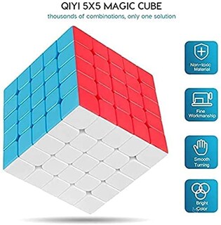 Foto 5 | Foto 5 | Cubo Mágico sin Pegatinas Qiyi Qizheng S de 5x5 pulgadas - Venta Internacional