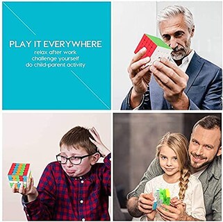 Foto 7 | Foto 7 | Cubo Mágico sin Pegatinas Qiyi Qizheng S de 5x5 pulgadas - Venta Internacional