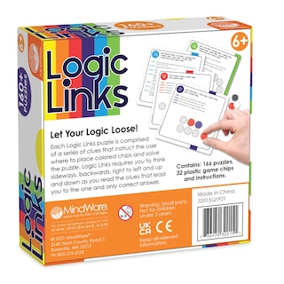 Foto 7 | Foto 7 | Logic Links Puzzle Box Juego de Pensamiento Crítico Mindware - Venta Internacional