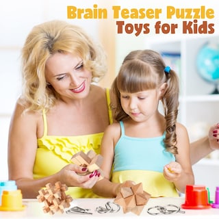 Foto 4 | Foto 4 | Puzzles Brain Teaser Tuanse 34 Unidades para Niños Y Adultos - Venta Internacional