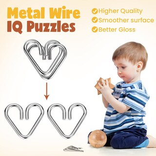 Foto 5 | Foto 5 | Puzzles Brain Teaser Tuanse 34 Unidades para Niños Y Adultos - Venta Internacional