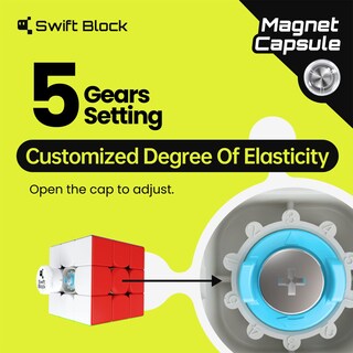 Foto 3 | Foto 3 | Speed Cube Swift Block 355s Gan Magnético 3 X 3 Pulgadas Sin Adhesivo - Venta Internacional