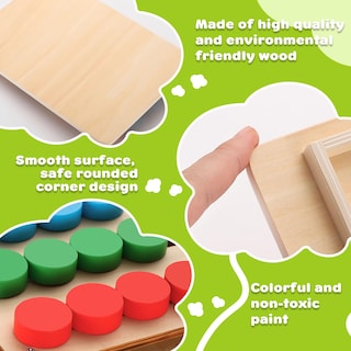 Foto 4 | Foto 4 | Juguete De Rompecabezas V-opitos A Juego De Colores Para Niños De 3 A 8 Años - Venta Internacional