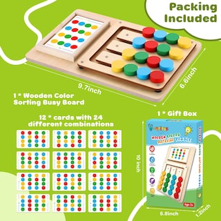 Foto 5 | Foto 5 | Juguete De Rompecabezas V-opitos A Juego De Colores Para Niños De 3 A 8 Años - Venta Internacional