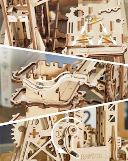 Foto 3 | Foto 3 | Puzle De Madera 3d Rokr Fortress Modelo Diy Juguete De Montaje Para Mayores De 14 Años - Venta Internacional