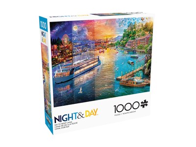 Foto 1 | Foto 1 | Rompecabezas Buffalo Games Day To Night Canal 1000 Piezas - Venta Internacional
