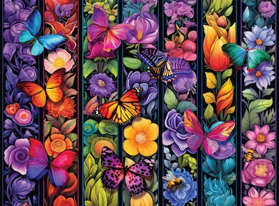 Foto 5 | Foto 5 | Rompecabezas Buffalo Games Flowers And Flyers 1000 Piezas - Venta Internacional