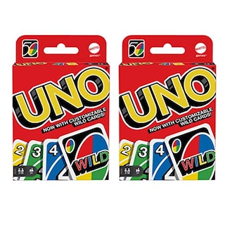 Foto 1 | Foto 1 | Mattel 4347154784 Uno - Juego De Cartas (2 Unidades), Color Rojo - Venta Internacional.