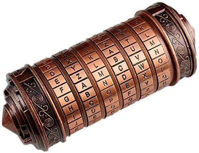 Foto 1 | Foto 1 | Puzzle Box Cryptex Da Vinci Code Mini Lock Con Compartimentos - Venta Internacional.