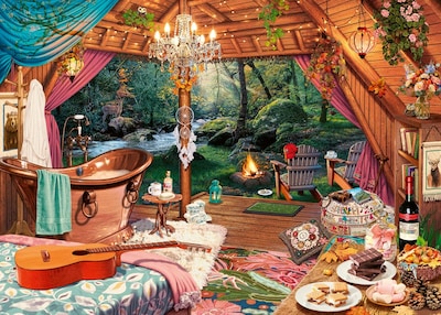 Foto 1 | Foto 1 | Rompecabezas Ravensburger Cozy Glamping, 500 Piezas - Venta Internacional