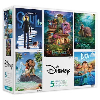 Foto 2 | Foto 2 | Rompecabezas 5 en 1 Ceaco de Películas de Disney 300 A 750 Piezas - Venta Internacional