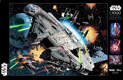 Foto 5 | Foto 5 | Rompecabezas Buffalo Games Star Wars Punch It! ¡1000 Piezas - Venta Internacional