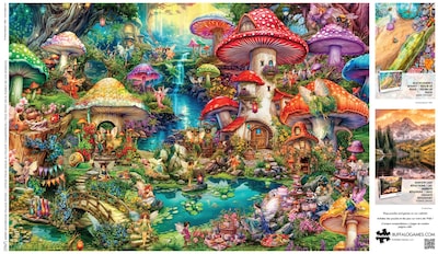 Foto 5 | Foto 5 | Rompecabezas Buffalo Games Aimee Stewart Merry Mushroom - Venta Internacional