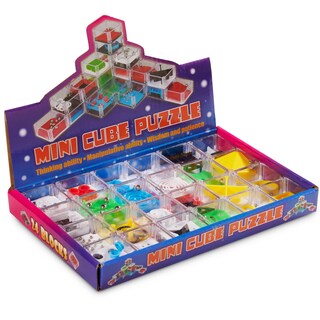 Foto 4 | Foto 4 | Juego de Rompecabezas Bedwina Mini Cube 3d Brain Teaser Paquete de 24 - Venta Internacional