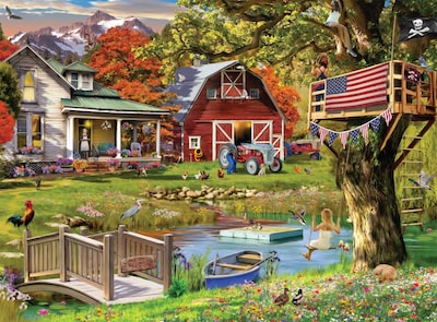 Foto 1 | Foto 1 | Rompecabezas Buffalo Games Country Clubhouse 1000 Piezas - Venta Internacional