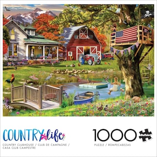 Foto 2 | Foto 2 | Rompecabezas Buffalo Games Country Clubhouse 1000 Piezas - Venta Internacional