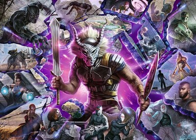 Foto 2 | Foto 2 | Rompecabezas Ravensburger Marvel Villainous Killmonger 1000 Piezas - Venta Internacional