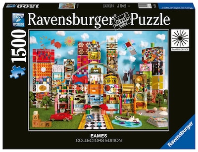 Foto 2 | Foto 2 | Rompecabezas Ravensburger Eames House Of Cards Fantasy 1500 Piezas - Venta Internacional.