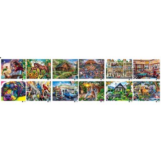 Foto 7 | Foto 7 | Paquete De 12 Rompecabezas Masterpieces Artist Gallery - Venta Internacional.