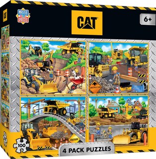 Foto 1 | Foto 1 | Juego De Rompecabezas Masterpieces Cat Construction, 100 Piezas - Venta Internacional.