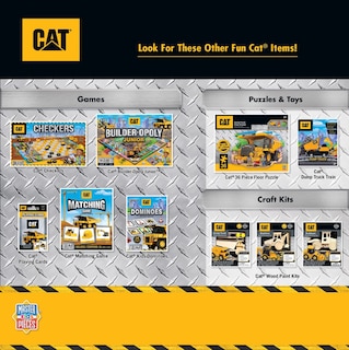 Foto 3 | Foto 3 | Juego De Rompecabezas Masterpieces Cat Construction, 100 Piezas - Venta Internacional.