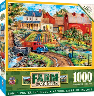 Foto 1 | Foto 1 | Rompecabezas Masterpieces Grandma's Garden 1000 Piezas - Venta Internacional.