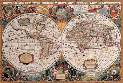 Foto 2 | Foto 2 | Rompecabezas Eurographics Con El Mapa Antiguo Del Mundo, 2000 Piezas - Venta Internacional.