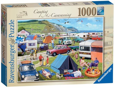 Foto 5 | Foto 5 | Rompecabezas Ravensburger Leisure Days, Número 5, Para Acampar, 1000 Unidades - Venta Internacional.