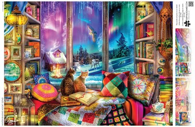 Foto 5 | Foto 5 | Rompecabezas Buffalo Games Aimee Stewart Winter Reading Nook - Venta Internacional.