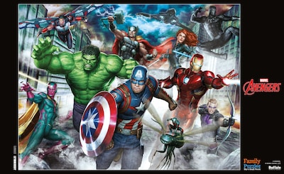 Foto 5 | Foto 5 | Rompecabezas Buffalo Games Marvel Avengers 400 Piezas - Venta Internacional.