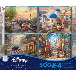 Foto 2 | Foto 2 | Rompecabezas Ceaco 4 En 1 Thomas Kinkade Disney 500 Piezas - Venta Internacional.