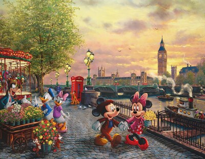 Foto 4 | Foto 4 | Rompecabezas Ceaco 4 En 1 Thomas Kinkade Disney 500 Piezas - Venta Internacional.